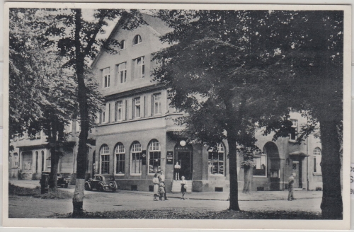 Nordrhein-Westfalen - Hösel Cafe Restaurant sw-Fotokarte gelaufen 1956