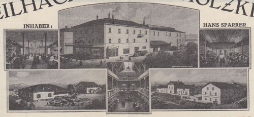 Bayern - Holzkirchen 1922 illustr. Briefkopf Fa. Beilhack Landmaschinen etc.