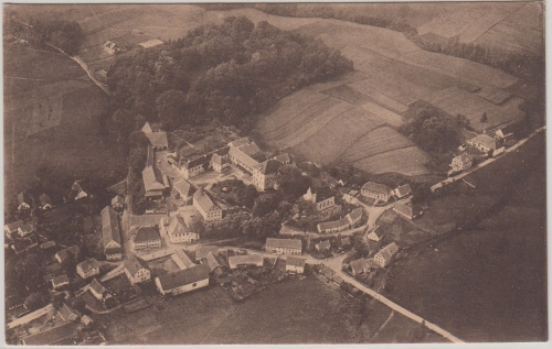 Bayern - Jetzendorf Schloss Luftaufnahme sw-AK gelaufen 1934