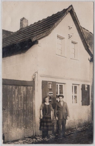 Nordrhein-Westfalen - Morenhoven, Haus/Geschäft, priv. Fotokarte, gelaufen 1926