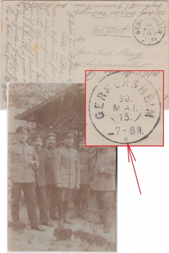 Bayern - Germersheim 30. MAI 15 Reserve-K2 priv. Militär-Fotokarte n. Rosenheim