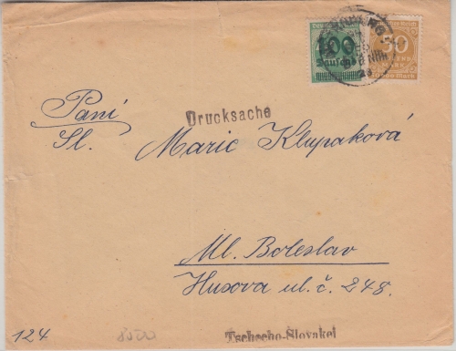 DR-Infla - Nürnberg 27. SEP 23 Drucksache n. TSCHECHIEN - Sondertarif !