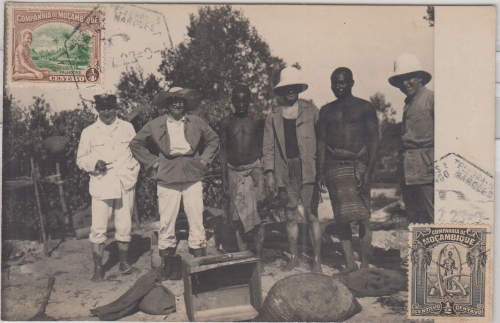 Mocambique Companhia - Lourenco Marques 1923 bildseitig frankierte Ansichtskarte