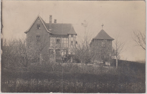 Bayern - Windsheim Villa/Haus priv. Fotokarte gelaufen 1911