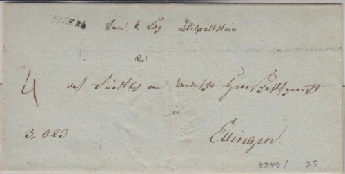 Bayern - Roth R3 L1 Portobrief Hilpoltstein - Ellingen ca. 1815