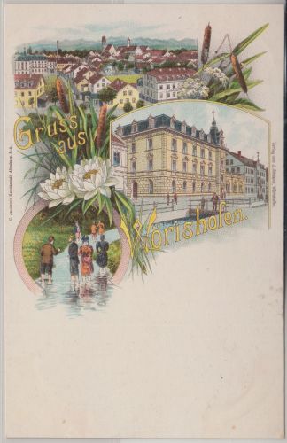 Bayern - Bad Wörishofen Mehrbild-Farblitho ungelaufen ca. 1900