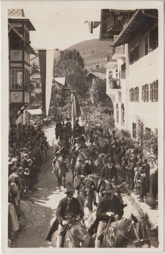 Österreich/Tirol - Kirchberg i.T. Brixental Frohnleichnamsritt ca. 1935