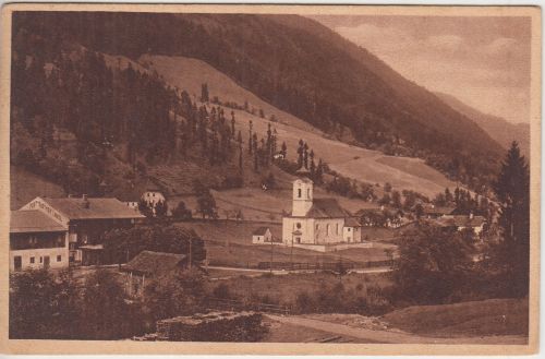 Österreich/Tirol - Landl Gasthof Post sw-AK gelaufen 1929