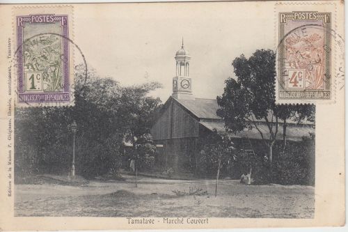 Madagaskar - Tananarive bilds. frank. AK Tamatave n. Starnberg 1914