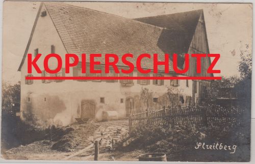 Württemberg - Streitberg (Biberach) Bauernhof priv. Fotokarte gelaufen 1923