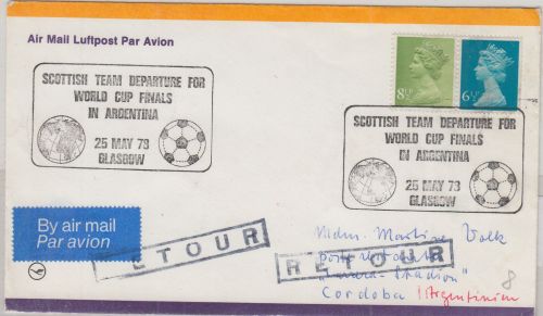 England - Scottish Team Departure Fussball-WM 1978 SST Glasgow