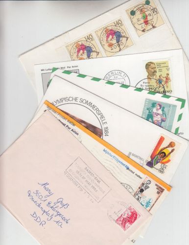 Basketball - 6 Belege USA, San Marino, Finnland, Belgien etc. ex 1975/1995