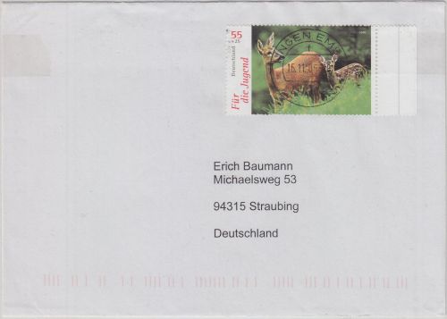 BRD - 55 C. Jugend/Reh Brief Lingen - Straubing 2006
