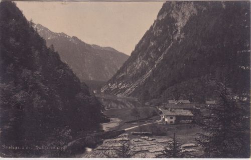 Bayern - Ruhpolding Seehaus sw-Foto-AK gelaufen 1914