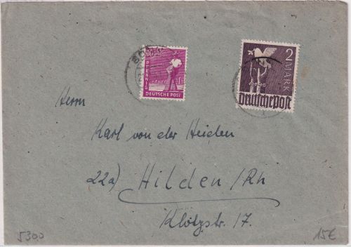 All.Bes./Währungsrefrom - 2 M. Taube u.a. Brief Bonn - Hilden 21.6.48-15