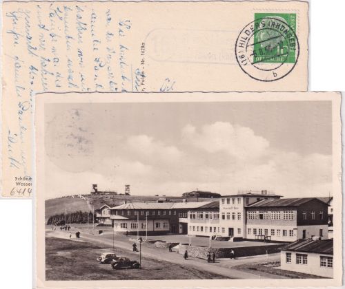 BRD - Reulbach ü. Hilders Landpost-Ra2 AK Segelflugschule n. Köln 1956