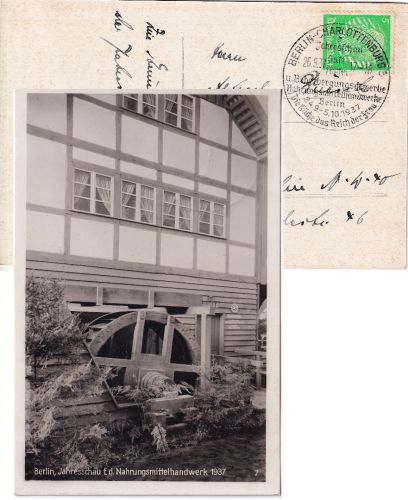 DR - Berlin-Charlottenburg "Die Küche das Reich der Frau" SST Ortskarte 1937