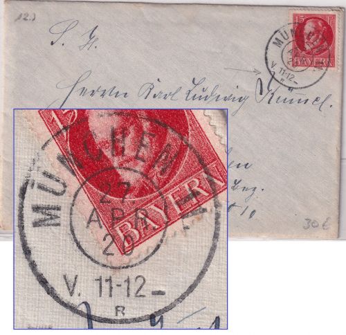 Bayern - München 11 27. APR. 20 Reserve-K2 Ortsbrief Übergangszeit !