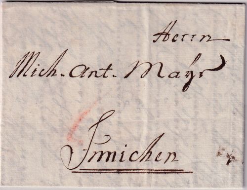 Österreich - Triest 1804 Francobrief n. Innichen/Tirol - mit Inhalt