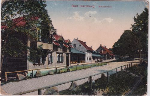 Niedersachsen - Bad Harzburg Straßenansicht Molkenhaus AK ungelaufen ca. 1915