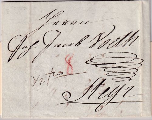 Schweiz/Österreich - Basel 1793 Grenzfrankobrief n. Steyr - mit Inhalt