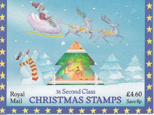England - Christmas stamps 36 second class folder sheet of 36x13p postfrisch/MNH