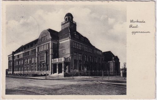 NRW - Oberhausen-Sterkrade Realgymnasium sw-AK gelaufen 1937