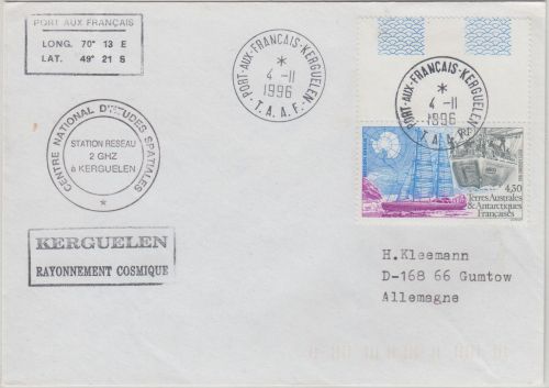 TAAF - Port aux Francais Kerguelen Station Reseau Brief 1996