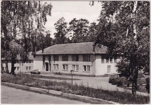 Brandenburg - Eberswalde Altenhof Pionierrepublik "W. Pieck" sw-AK ca. 1985