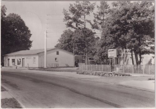 Mecklenburg-Vorpommern - Dahmen Konsum-Kaufhalle sw-Foto-AK gelaufen 1983