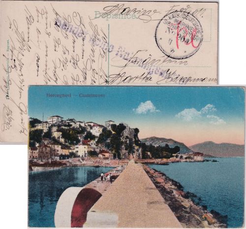 DR - Kais. Dt. Marine-Schiffspost No.204 (U-Boot-Flottille Mittelmeer) 1917