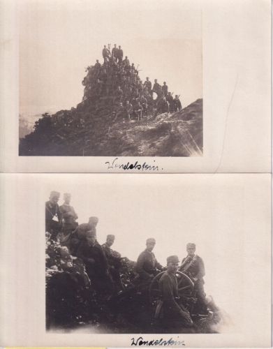 Bayern - Bayrischzell Wendelstein Gebirgsjäger-Übung 2 priv. sw-Foto-AK ca. 1925