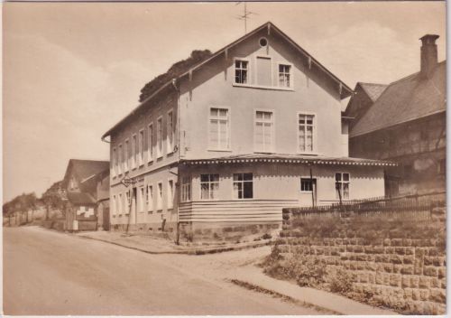 Sachsen - Saupsdorf (Sächs. Schweiz) gasthof sw-Foto-AK ungelaufen ca. 1960