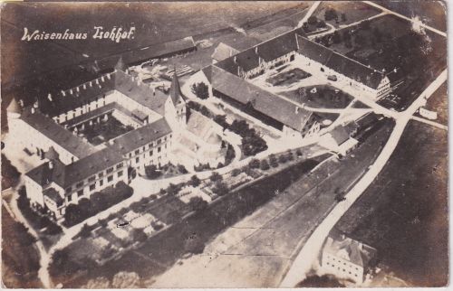 Bayern - Mindelheim Waisenhaus Lohof sw-Foto-AK/Luftaufnahme ca. 1920/25