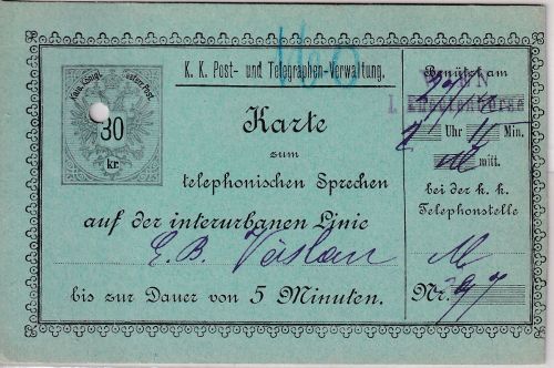 Österreich - 30 Kr. Ganzsache/Telefonkarte L2 Wien Effektenbörse