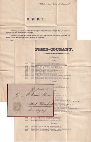 Bayern - 1 Kr. Wappen gez. Drucksache K1 Mühldorf Stadt 5. AUG - gepr. Sem BPP