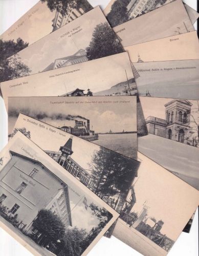 Mecklenburg-Vorpommern - Insel Rügen 59 alte Ansichtskarten ca. 1900/1920