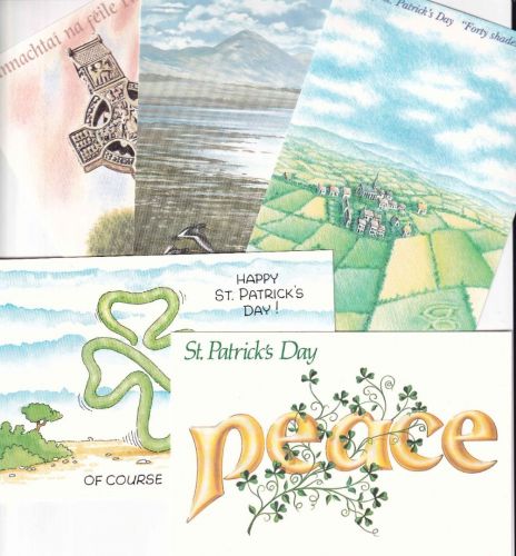 Irland - St. Patricks Day 1990 30 P. Ganzsachen (5 versch.) ungebraucht