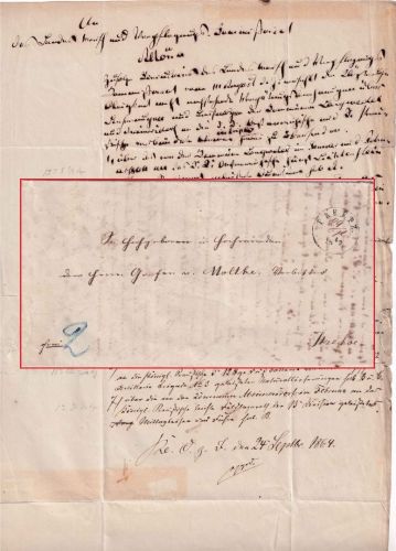 Holstein - Preetz 29/12 1849 Francobrief n. Itzehoe (kurioser Inhalt)