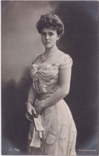 Bayern - Prinzessin Rupprecht (Herzogin Marie Gabriele in Bayern) dat. 1908