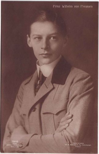 Preussen - Prinz Wilhelm v. Preussen in "Zivil" (*1906 +1940) sw-Foto-AK 1920