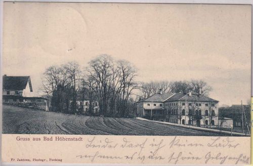 Bayern - Bad Höhenstadt (Fürstenzell) Ortsansicht sw-AK gelaufen 1912
