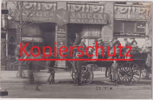 Berlin - Mitte Sorge & Sabeck Mauerstraße 86/88 Rundfahrten sw-Foto-AK ca. 1910