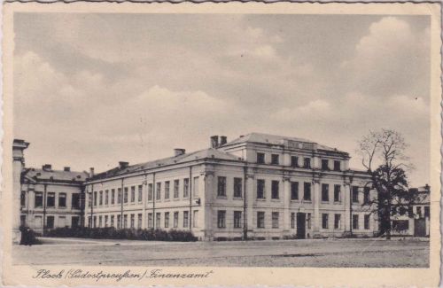 Ostpreussen - Plock (Südostpreussen) Finanzamt sw-AK gelaufen 1941