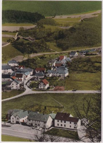 NRW - Gemünd-Nierfeld Pension z. Schleidener Tor/Ortsansicht farb. AK ca. 1970