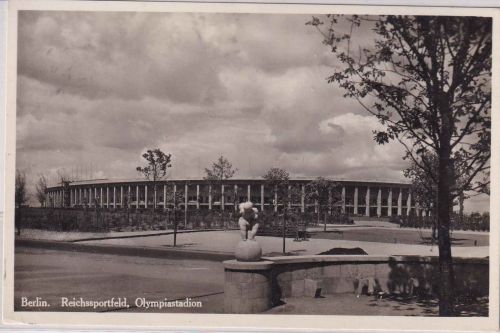 DR - Olympiade 1936 AK Reichssportfeld/Olympiastadion gelaufen 1936