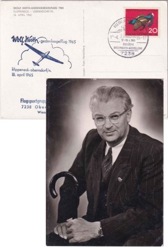 BRD - Wolf Hirth Gedenk-Segelflug Klippeneck Oberndorf 1965