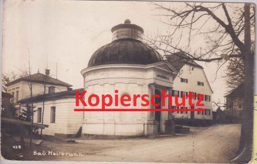 Bayern - Bad Heilbrunn Adelheids-Quelle priv. Foto-AK gelaufen 1930
