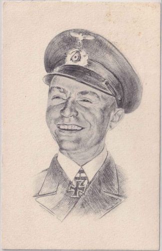 DR - Kapitänleutnant G. Prien Held v. Scapa Flow Portrait-AK 1940
