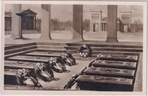 DR - München Ehrentempel f.d. Gefallenen d. 9. Nov. sw-AK SST 1937